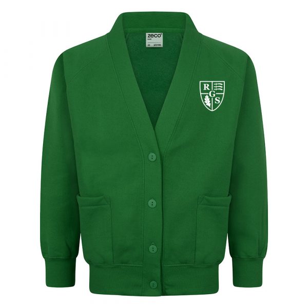 Ruislip Gardens Sweatshirt Cardigan with Logo